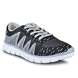 HIND Womens RUN Athletic Knit Mesh Running Sneaker