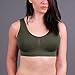 Coobie Seamless Comfort Bra, Army Green, Small