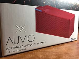 Amazon.com: Auvio PBT600 Portable Bluetooth Speaker (Red): Home Audio