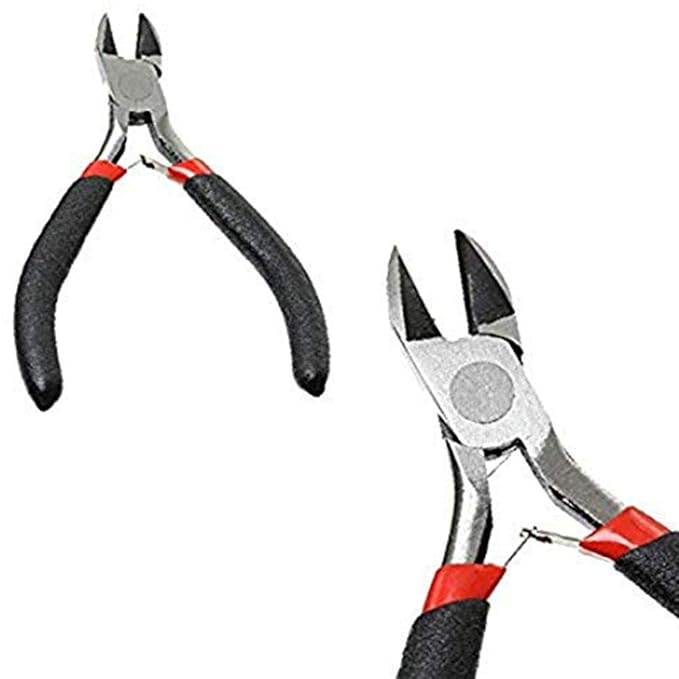 DIY Crafts Stainless Steel Diagonal Cutting Plier Making Hand Tool 11cm for DIY Crafts Works (4 3/8)