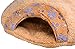 QUMY Cat Sleeping Bag Warm Soft Puppy Cat Bed Cave Igloo Nest Brown (21.5'' * 18.8'' * 5.1'' )