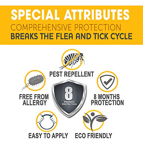 ONMOG Dogs Flea and Tick Prevention - Best Pests Control Collar for Dogs - Easy Adjustable and Water Resistance Collar - Ultra Safe for Pets and Pet's Owners with Natural Essential Oils - Thumbnail 4