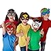 WEEPA Superhero Party Mask, 26 pcs Cosplay Masks Party Supplies for Boys and Girls