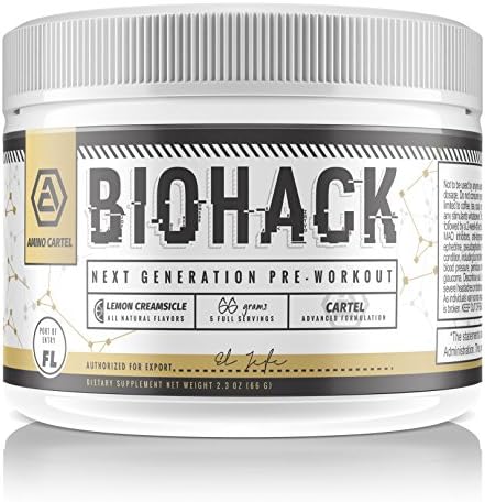 Amino Cartel BIOHACK | Next Generation Pre-Workout (5 Servings)