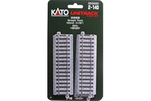 Kato 2-140 HO Unitrack 123mm 4 7/8in Straight 4pcs