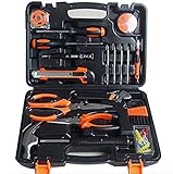 Hi-tech 45-Piece Homeowner's Tool Kit,General Household Hand Tool Set