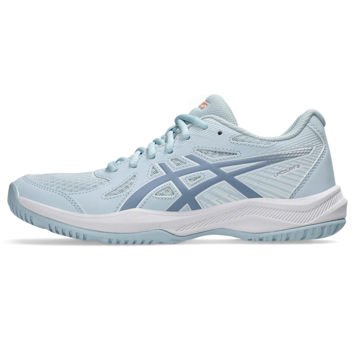 ASICS Women's Upcourt 6 Volleyball Shoes, 11, Cool Grey/Grey Blue Image