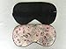 Maxfeel Feel 100% Pure Silk Eye Mask Sleep Eye Mask Eye Cover Eyeshade Sleeping Eye Mask Floral Colors (#33)