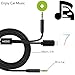 DISDIM 2 in 1 iPhone 7 Aux Cord Music Audio Connection Lightning to Aux Adapter Cable with 3.5mm Extension Nylon Auxiliary Wire, Car Audio Cord Converter for iPhone 7/7 Plus & Android Smartphone-Black