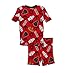LEGO Star Wars Boys 2fer 4 Piece Cotton Pajamas Set (10, Black/Red)