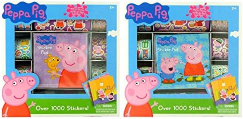Peppa Pig Stickers - 2,002 Stickers with Two Sticker Books