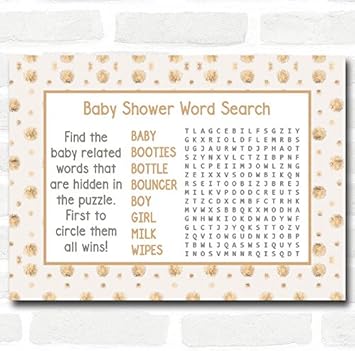 baby shower games for the office