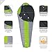 TETON Sports Tracker 5 Lightweight Mummy Sleeping Bag; Great for Hiking, Backpacking and Camping; Free Compression Sack