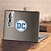 Justice League Movie Aquaman Logo T Shirt & Stickers (Medium) Black