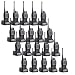 20 Pack Baofeng BF-888S 5W 1500mAh 16 Channel Handheld Walkie Talkie Black primary
