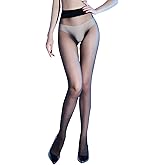 ZCGFKANYU Sheer Seamless Pantyhose for Women Matte Control Top Pantyhose 360°Seamless Ultra-Thin Tights