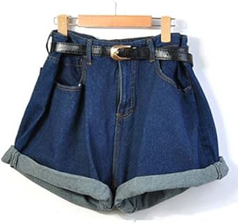 ladies denim boyfriend shorts