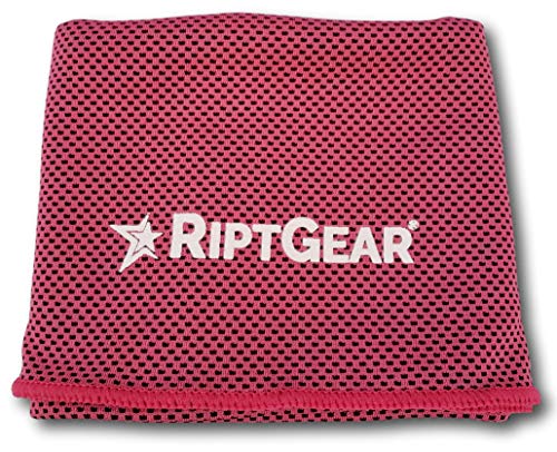 RiptGear Instant Cooling Towel - Ultra Thin Lightweight Design for Fitness and Exercise, Gym, Yoga, Sports, Pilates, Travel, Running and Hiking - Pink - Thumbnail 4
