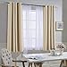 NICETOWN Bedroom Curtains Room Darkening Drapes - Biscotti Beige Curtains/Panels for Bedroom, Grommet Top, 2-Pack, 52 x 45 inches Long, Thermal Insulated, Privacy Assured