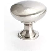Berenson Advantage 1 Series Mushroom Cabinet Knob, 1-1/8" Diameter, Brushed Nickel