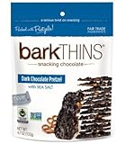 barkTHINS Snacking Chocolate Dark Chocolate Pretzel 4.07 oz. (Pack of 3)