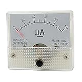 uxcell 85C1-A DC 0-100uA Analog Panel Meter Ammeter Gauge