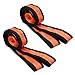 JCHL Lifting and Moving Straps 2-Person for Furniture, Appliances, Mattresses Up to 800 lbs Capacity Lifting Carry Rope Orange