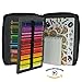 Coloring Book Travel Case Large 10-1/2-Inch-by-12-1/2-Inch Olive