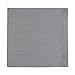 DII Solid Pastel Napkin Set Cotton, Machine Washable, 20x20 Inch, Gray, 6 Count