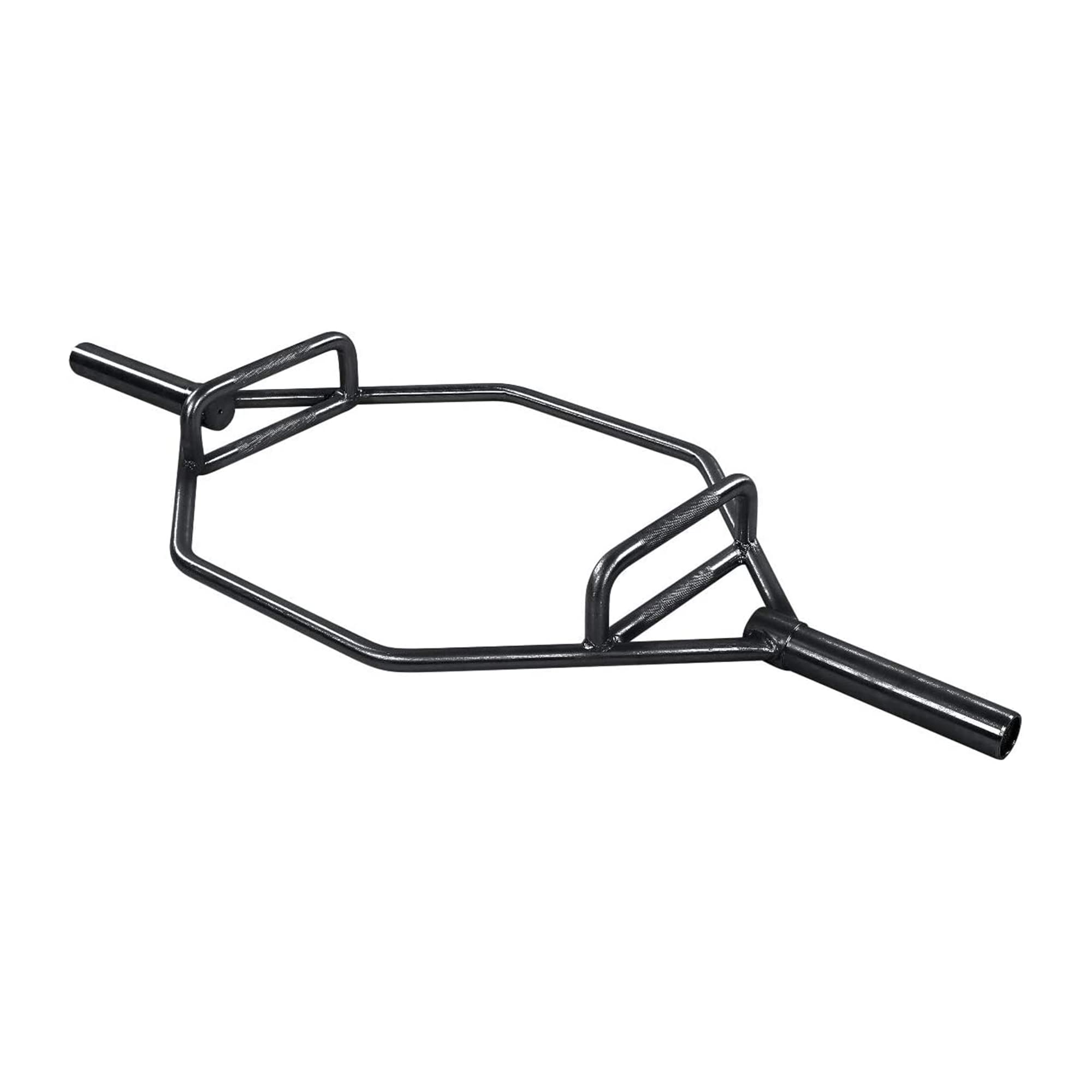 Photo 1 of Fitvids Olympic 2-Inch Hex Weight Lifting Trap Bar, 1000-Pound Capacity, black (EE-HEX-BLK)