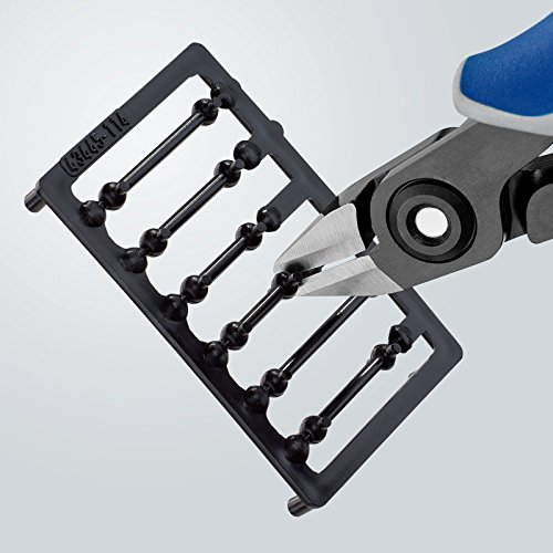 Knipex Präzisions-Elektronik-Seitenschneider brüniert, mit Mehrkomponenten-Hüllen 125 mm 79 42 125 Z – Bild 5