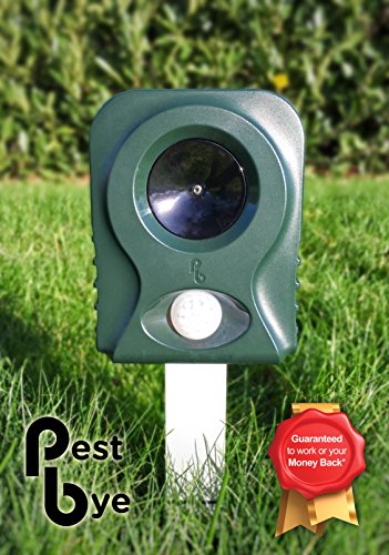Pestbye Battery Operated Cat Repeller V2 - Easy To Use Ultrasonic Cat Scarer with HyperResonance Frequency Pestbye Battery Operated Cat Repeller V2 - Easy To Use Ultrasonic Cat Scarer with HyperResonance Frequency