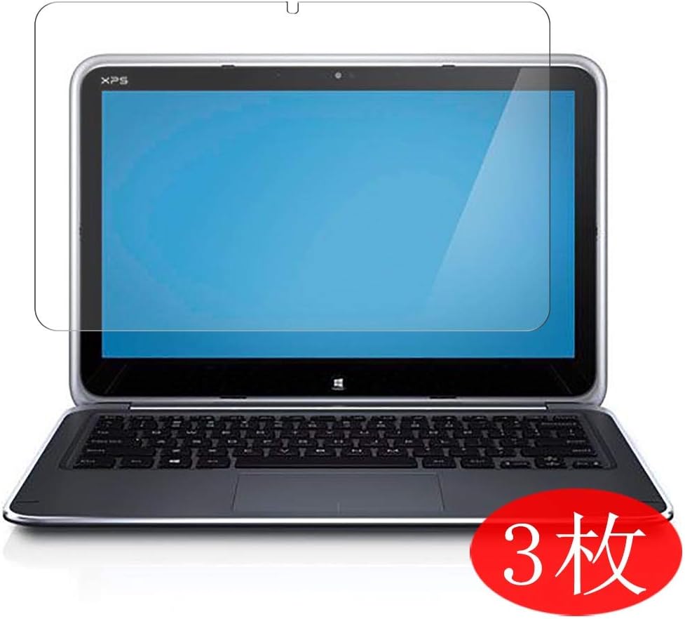 ?3 Pack? Synvy Screen Protector Compatible with Dell XPS 12 9Q33 12" TPU Flexible HD Film Protective Protectors [Not Tempered Glass]