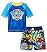 Paw Patrol Boys Swimwear Swimtrunks Rashguard Set, Trunks & Rashguard, 4T