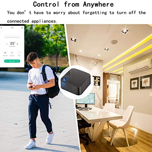 Smart WiFi-IR Remote Control Universal-Hub - IR Blaster Controller for Smart Home Automation, Air Conditioner, TV, Fan… - Image 3