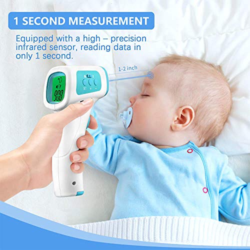 Infrared Forehead Thermometer, Medical Grade NonContact Thermometers