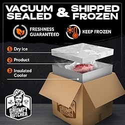 Grumpy Butcher New York Strip Steak, 8 Pack