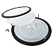 LB72125 LED Flush Mount Ceiling Light, 16 inch, 23W (200W Equivalent) Dimmable 1610lm, 4000K Cool White, Oil Rubbed Bronze Round Lighting Fixture for Kitchen,Hallway,Bathroom,Stairwell