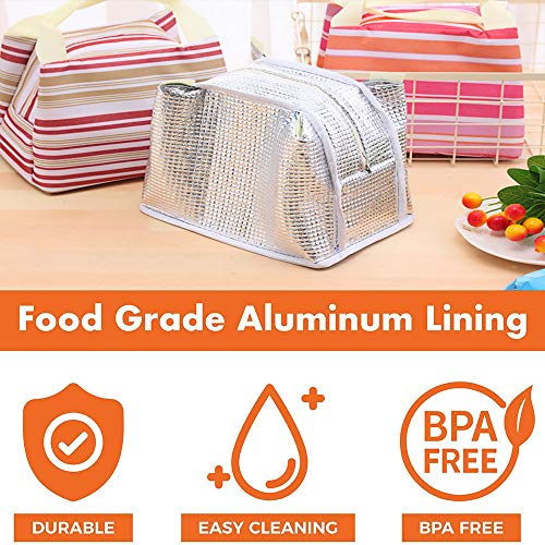 OENEW Lunch Bag for Men Women,Durable Insulated Lunch Bag to Keep Fresh Food for Work/School/Picnic/Beach (Green)