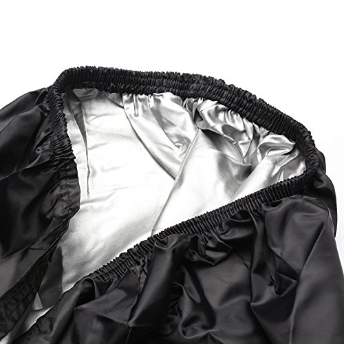 Fietshoes, zwarte bescherming voor 3 fietsen, fietsgarage, stoffen cover, met uv-bescherming, 205x108x115cm - Image 7