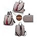LYOMON Fashion Leather Backpack Purse for Women Designer PU Shoulder Bag Handbags Travel Purse Sshool Backpack for Girl