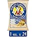 Pirate's Booty Aged White Cheddar Cheese Puffs, 24ct, 1oz Indvidually Sized Bags, Healthy Kids Snacks, Gluten Free
