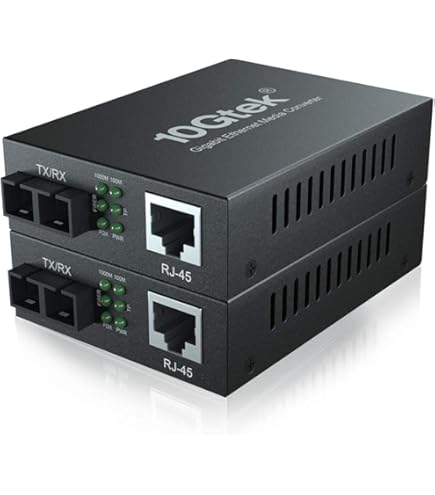 Amazon.com: 10Gtek Gigabit Ethernet Media Converter, MultiMode