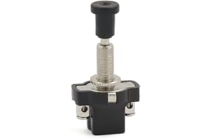 SOURCING MAP uxcell 8mm Thread Mount Electrical Vehicle Car ON-OFF Push-Pull Switch Replacement DC 12V