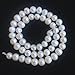 Adabele 1 Strand Real Natural Potato Round White Cultured Freshwater Pearl Loose Beads 7-8mm for Jewelry Making 14 inch fp3-78