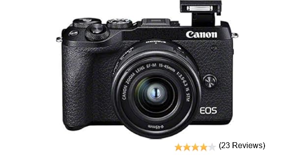 Canon EOS M6 Mark II - Cámara Mirrorless de 32.5 MP, Negro: Amazon ...