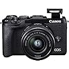 Canon EOS M6 Mark II systeemcamera behuizing, met lens EF-M 15-45 mm F3.5-6.3 IS STM Kit (32,5 megapixels, 7,5 cm (3,0…