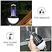 ENKEEO 2-in-1 Camping Lantern Bug Zapper Tent Light - Portable IPX6 Waterproof Mosquito Killer LED Lantern with 2000mAh Rechargeable Battery, Retractable Hook, Removable Lampshade (Black)