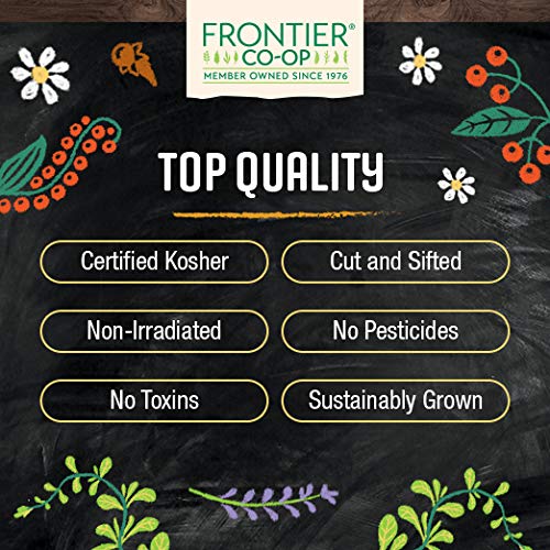 Frontier Co-op Peppermint Leaf, Cut & Sifted, Kosher, Non-irradiated | 1 lb. Bulk Bag | Mentha x piperita