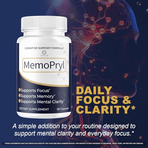 (3 Pack) Memopryl Capsules - MemoPryl Support Advanced Formula, Daily Memo Pryl Pills All Natural Ingredients Premium Formula Vitamins for Overall Health & Wellness Reviews, 180 Capsules for 3 Months